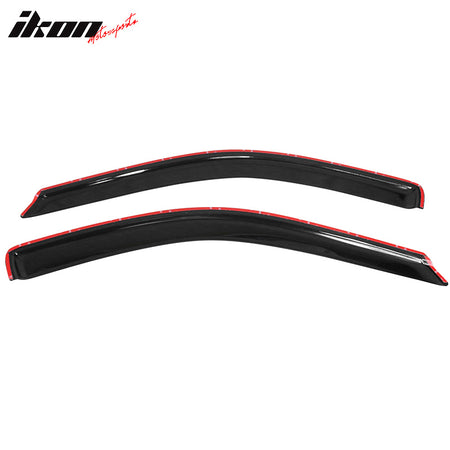 For 09-18 Dodge Ram 1500/10-25 2500 3500 Standard Cab Window Visor Acrylic Guard