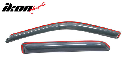 Fits 09-24 Dodge Ram 1500 & Classic Quad Cab Window Visors Deflectors In-Channel