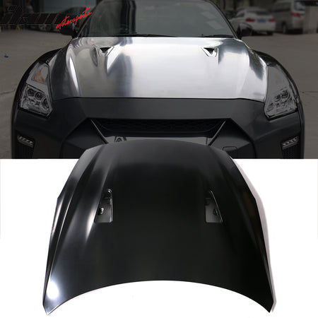 Fits 09-24 Nissan GTR R35 Front & Rear Bumper & Hood & Side Skirts & Headlights