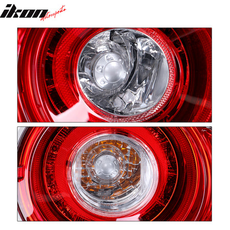 Fits 09-24 Nissan GTR R35 OE Factory Style Rear Bumper Cover + Tail Lights 2PC