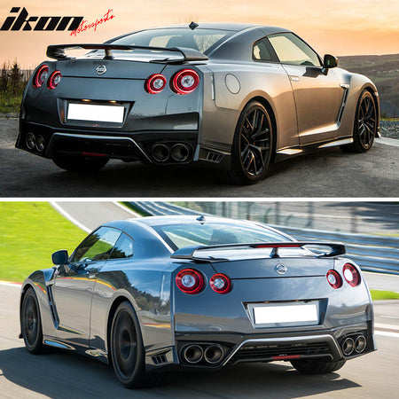 Fits 09-24 Nissan GTR R35 OE Factory Style LED Headlights + Brake Tail Light 4PC
