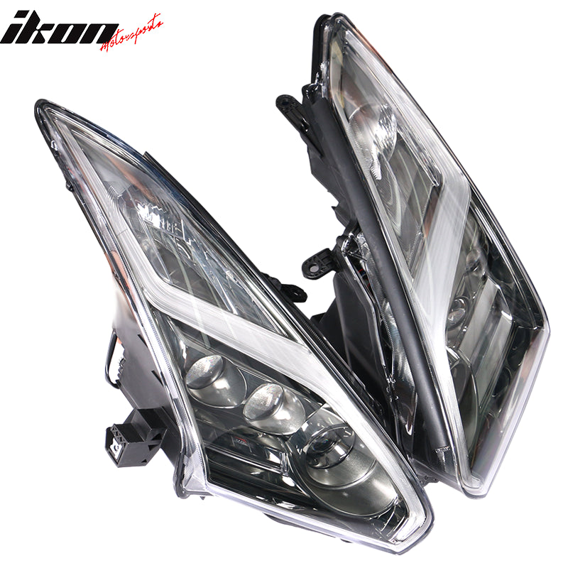 Fits 09-24 Nissan GTR R35 OE Factory Style LED Headlights + Brake Tail Light 4PC