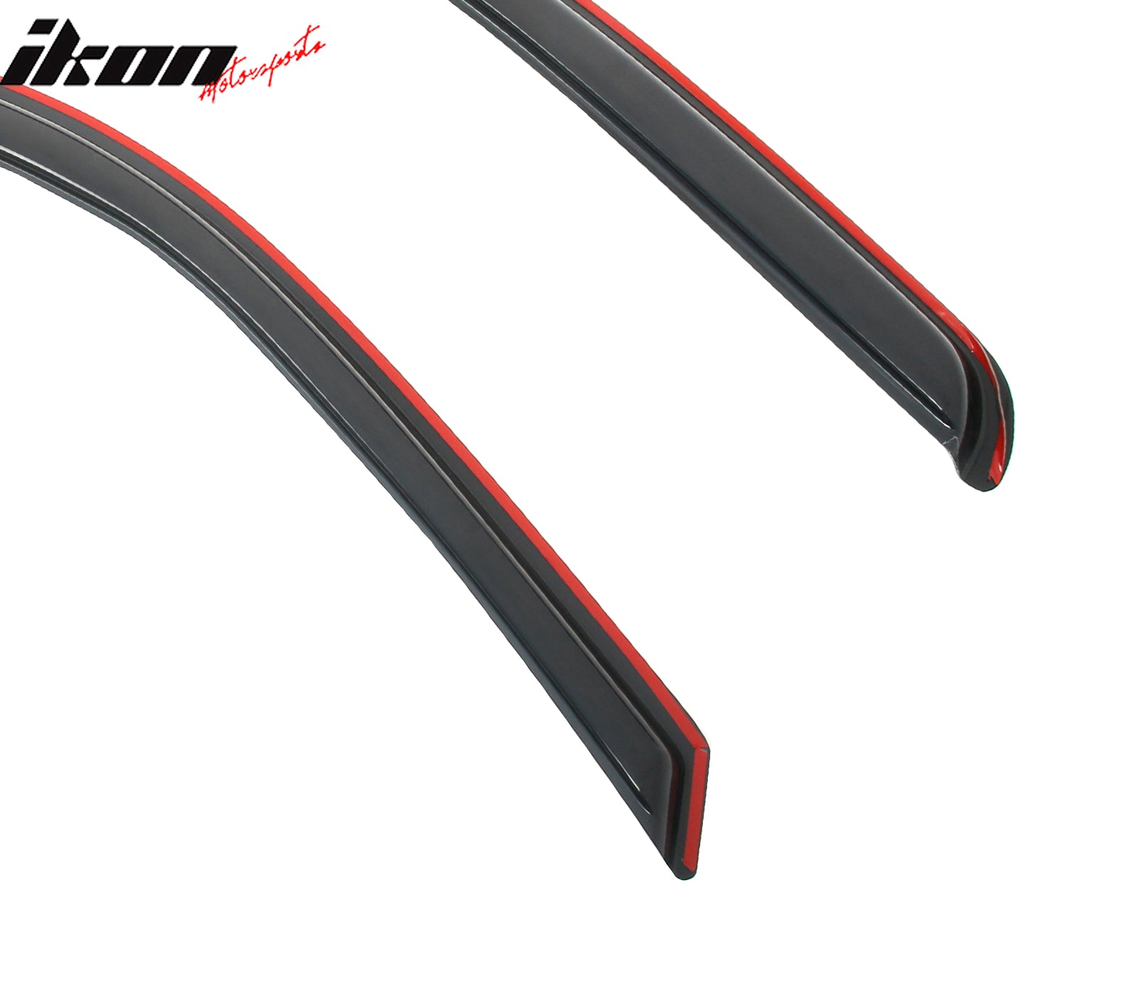 Fits 09-25 Dodge Ram 1500 2500 Standard Cab Window Visors Deflectors In-Channel