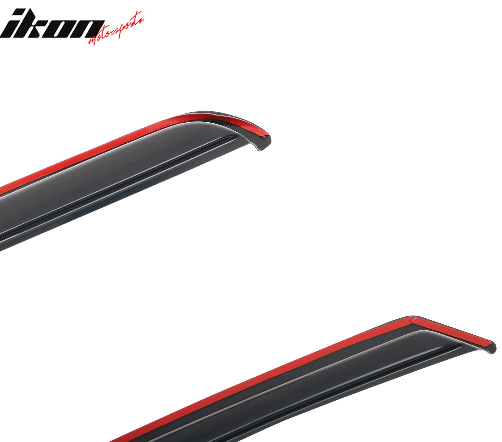 Fits 09-25 Dodge Ram 1500 2500 Standard Cab Window Visors Deflectors In-Channel