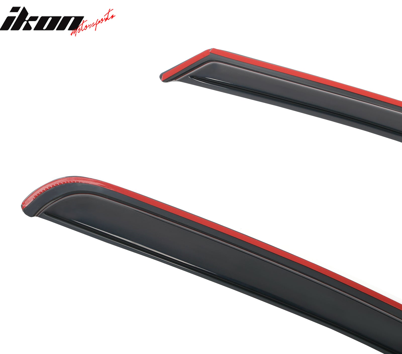 Fits 09-25 Dodge Ram 1500 2500 Standard Cab Window Visors Deflectors In-Channel