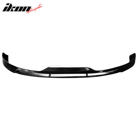 Fits 10-12 Hyundai Genesis S1 Style Front Bumper Lip Spoiler Unpainted Black PU