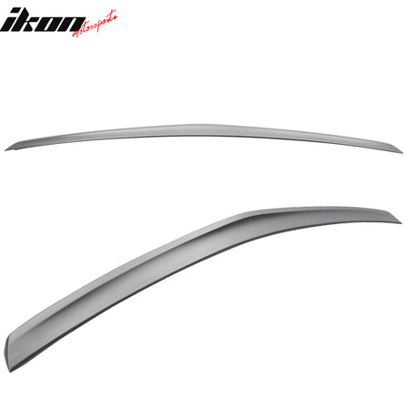 Fits 10-16 Benz E-Class W212 Sedan AMG Style Rear Trunk Spoiler Lip PU Unpainted