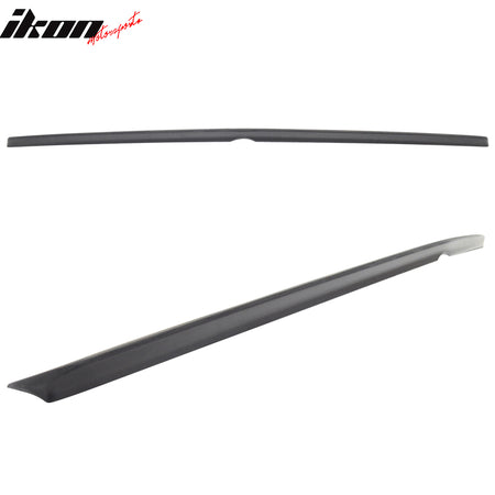 Fits 10-16 Benz E-Class W212 Sedan AMG Style Rear Trunk Spoiler Lip PU Unpainted