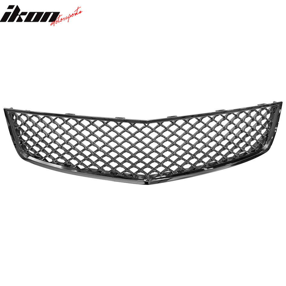 2010-2012 Chevrolet Equinox Chrome Front Bumper Hood Lower Grille ABS