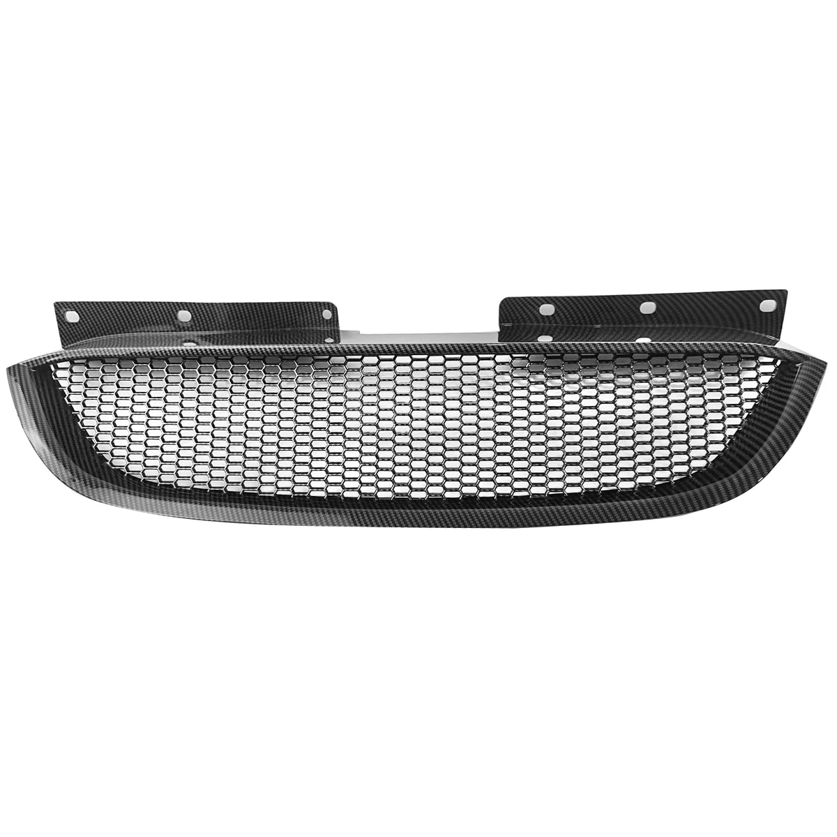Fits 10-12 Hyundai Genesis Coupe Honeycomb Style Upper Grille Carbon Fiber Print