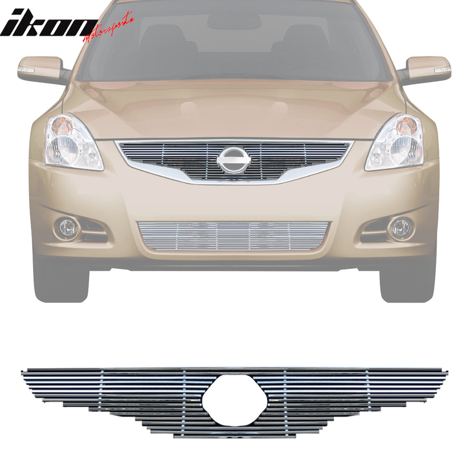 2010-2012 Nissan Altima Sedan Billet Style Front Upper Grille Insert