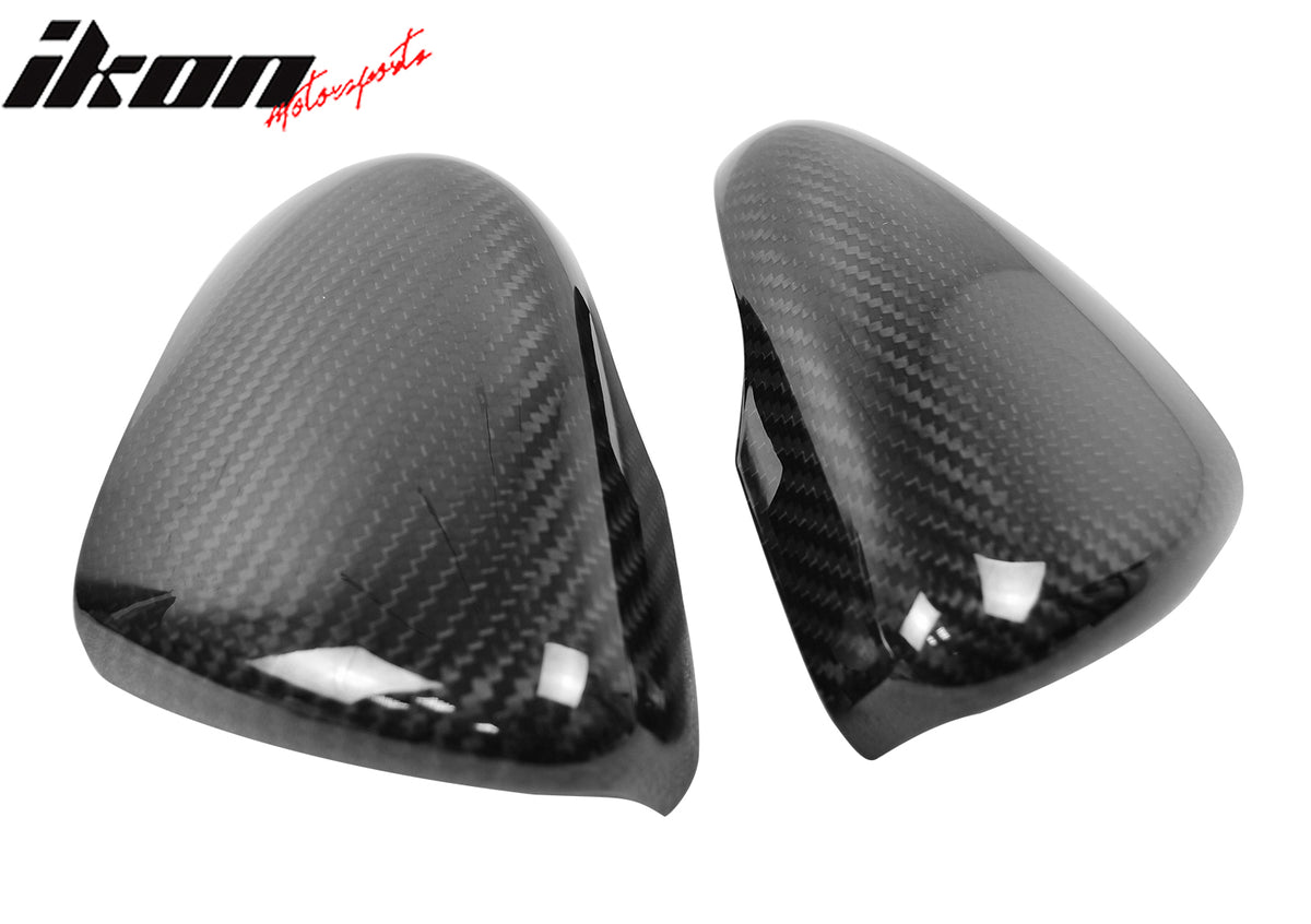 Closeout! Fits 10-12 Volkswagen Golf MK6 GTI Side Mirror Covers Cap Carbon Fiber
