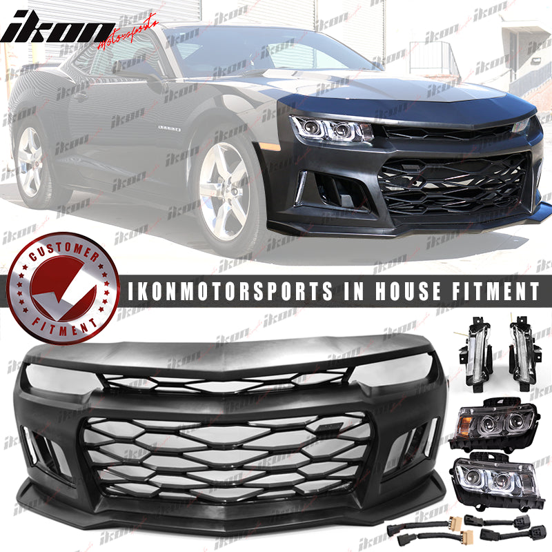 Front Bumper Headlights Foglight for Chevrolet Camaro ZL1 2010-2013