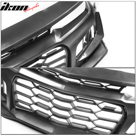 Fits 10-13 Chevy Camaro 1LE Style PP Front Bumper Cover Conversion + Harnesses