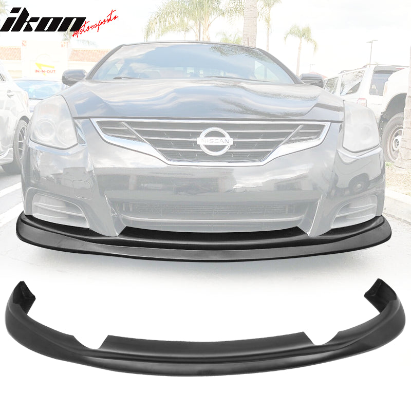 2010-2013 Nissan Altima Coupe V Style Front Bumper Lip Unpainted PU
