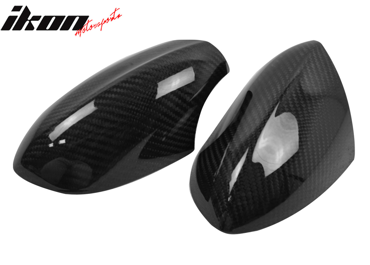 Closeout! Fits 10-13 BMW E92 3-Series Side Mirror Covers Carbon Fiber M3 Style