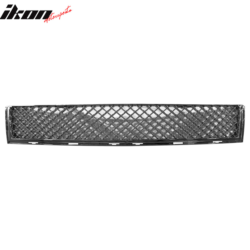 2010-2013 Cadillac SRX Mesh Style Front Bumper Lower Grille Chrome ABS