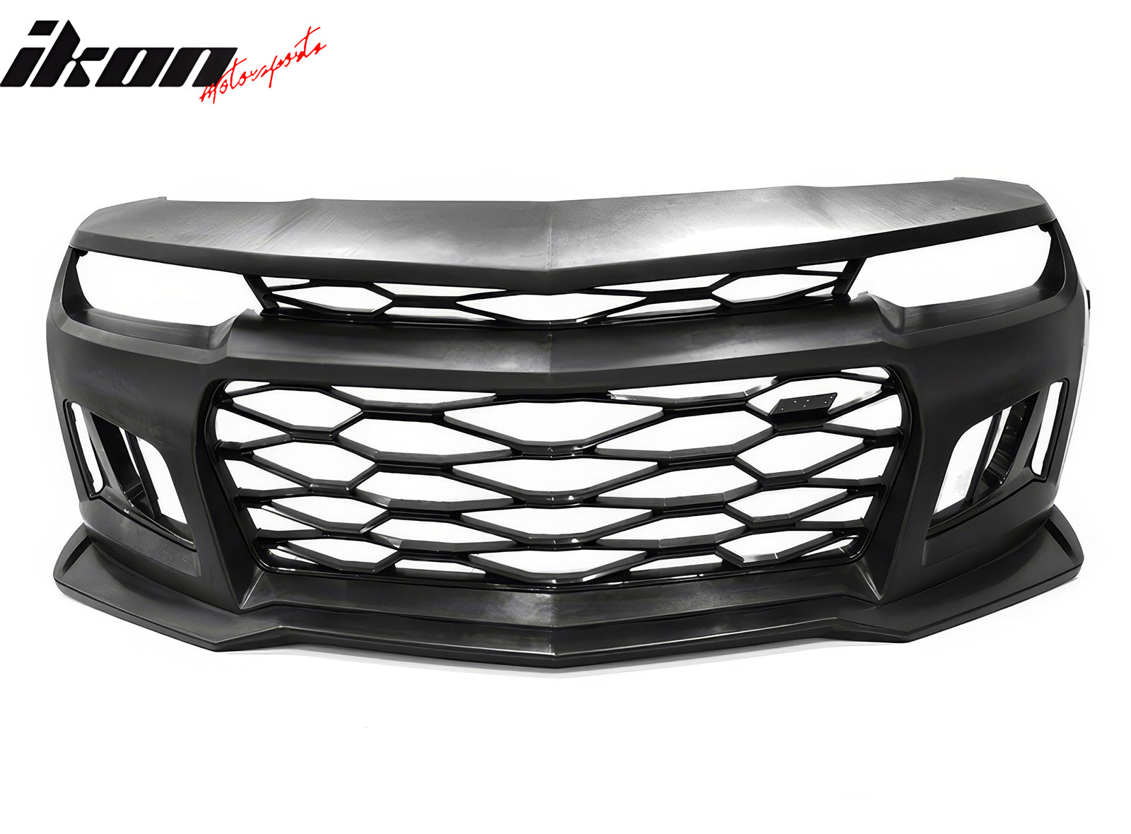 Fits 10-13 Chevy Camaro ZL1 Style PP Front Bumper Cover Conversion + Harnesses