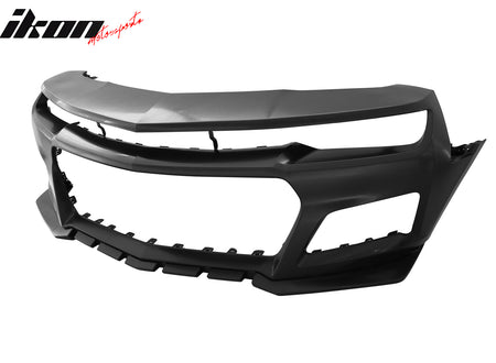 Fits 10-13 Chevy Camaro ZL1 Style PP Front Bumper Cover Conversion + Harnesses