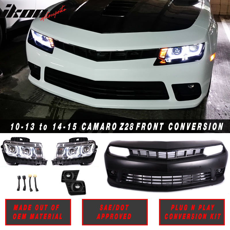 2010-2013 Chevy Camaro 14 SS Front Bumper Cover Fog Light Headlight