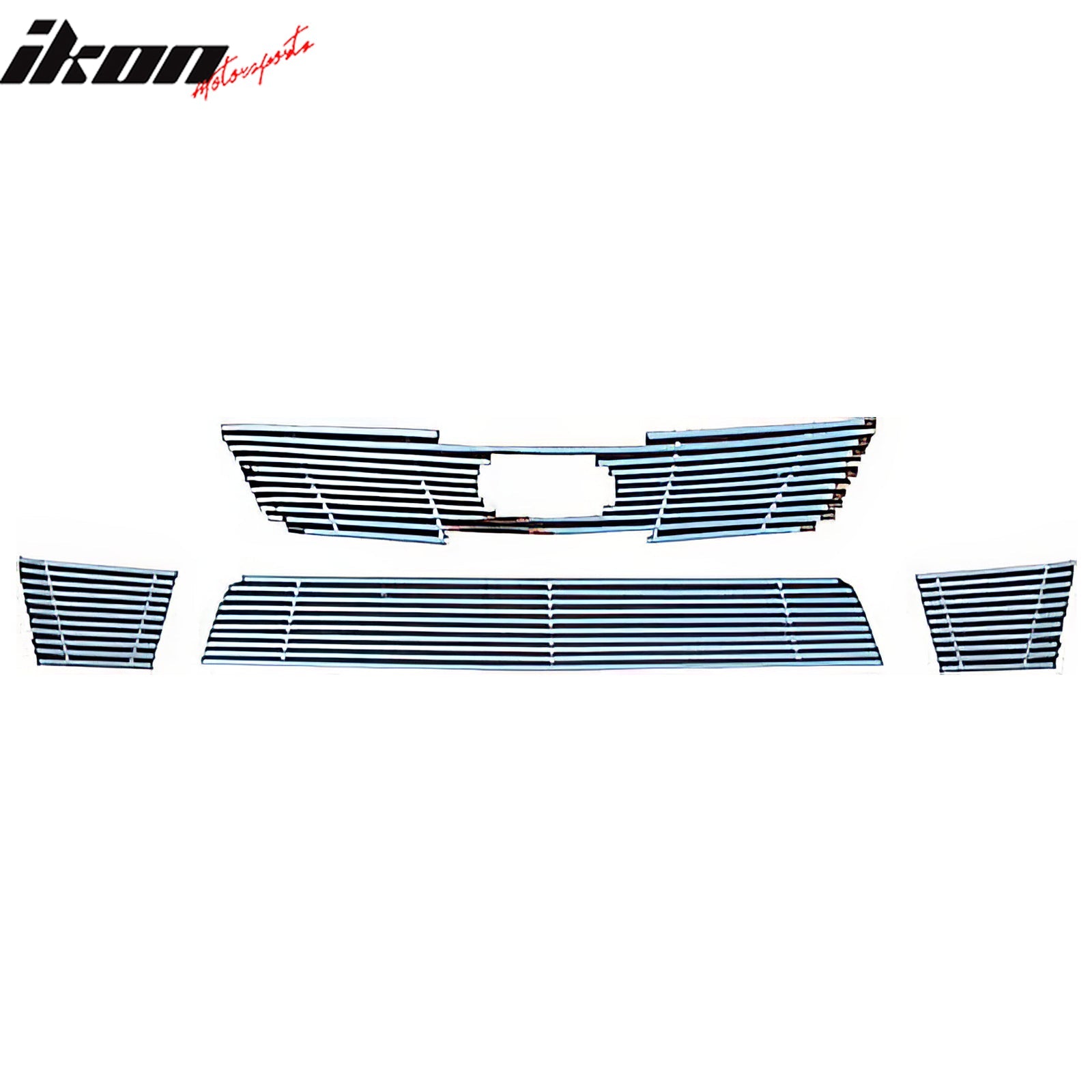 2010 - 2013 Kia Forte Billet Style Chrome Front Grille Insert Steel 4PCIkon Motorsports