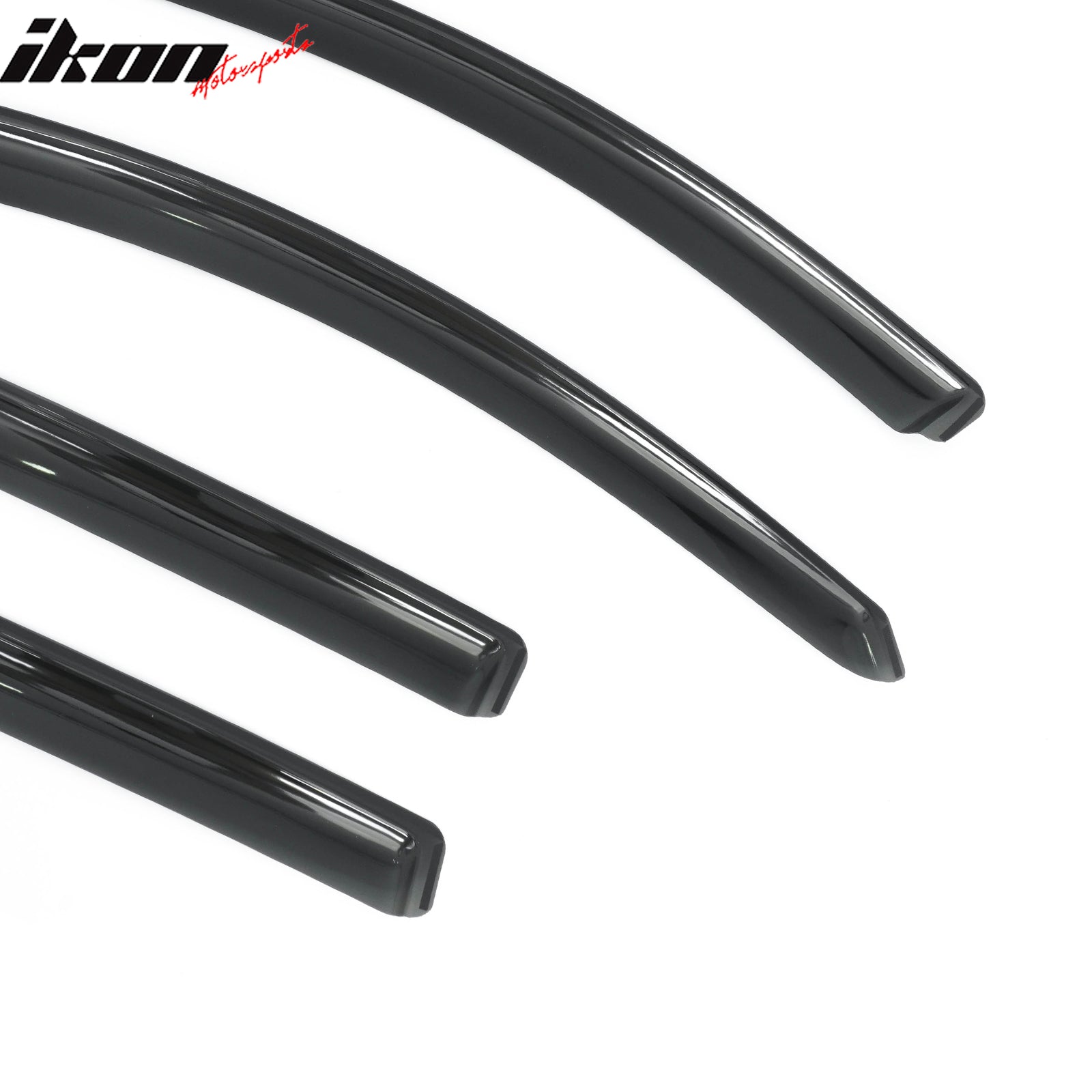 Fits 10-13 Mazda 3 Hatchback In-Channel Window Visors Sun Rain Guard Acrylic 4PC