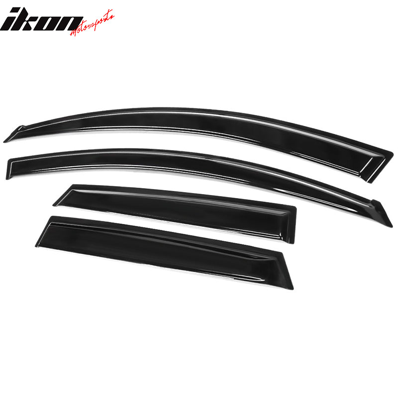 Fits 10-13 Mazda 3 Hatchback Window Visors Acrylic Sun Guard Rain Deflector 4PC