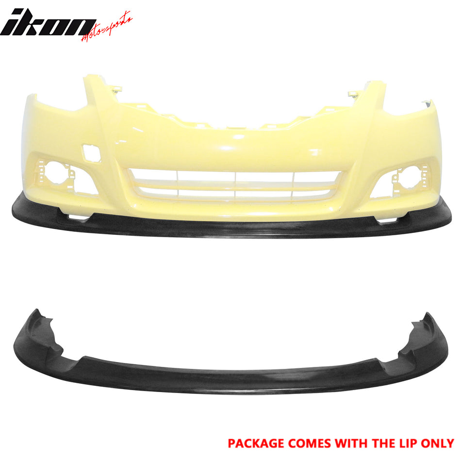2010-2013 Nissan Altima Coupe IKON Style Unpainted Front Bumper Lip PU