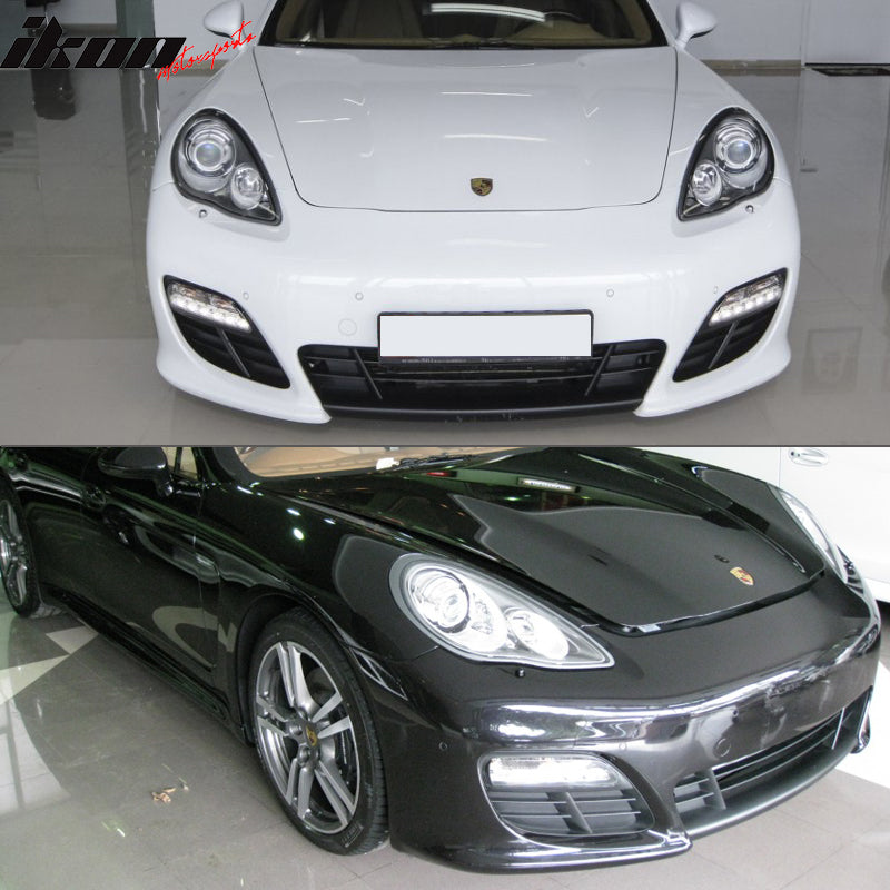 Fits 10-13 4S Style Porsche Panamera Front Bumper Cover PDC Hole