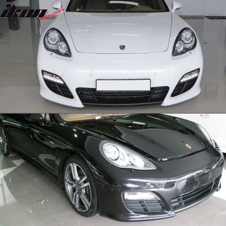 Fits 10-13 4S Style Porsche Panamera Front Bumper Cover PDC Hole