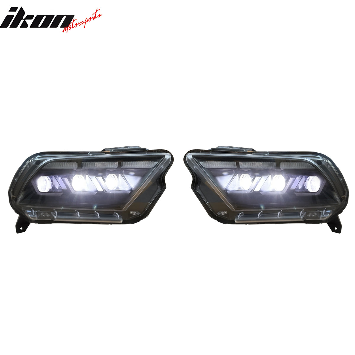 Fits 10-14 Ford Mustang 2024 S650 Style Headlights W/DRL Turn Signal H/L Beam