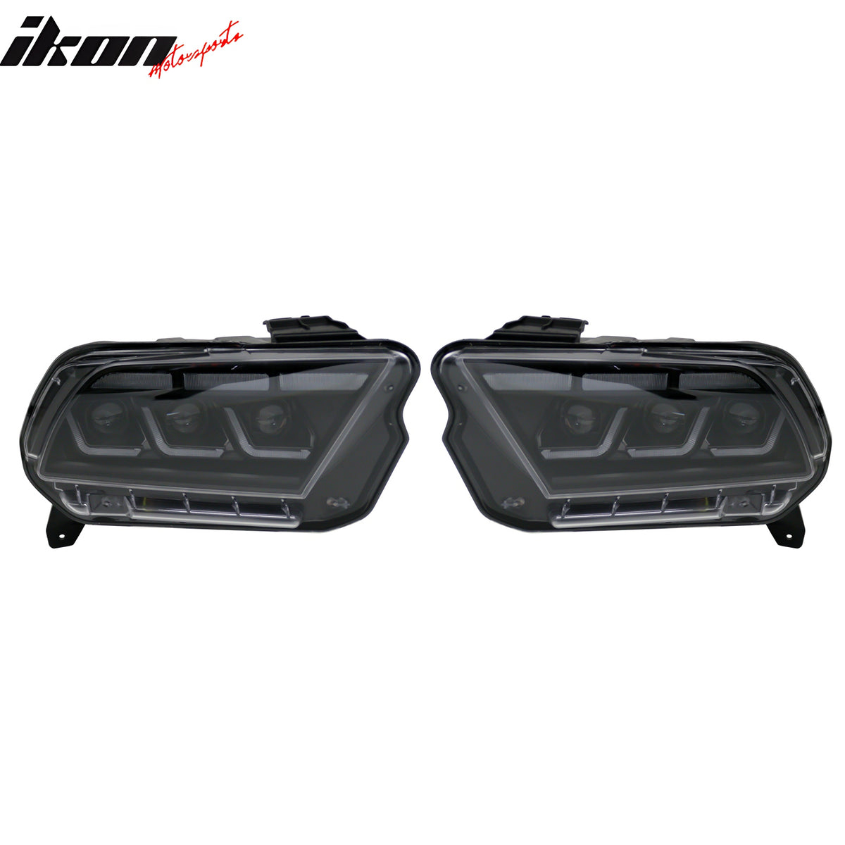 Fits 10-14 Ford Mustang 2024 S650 Style Headlights W/DRL Turn Signal H/L Beam