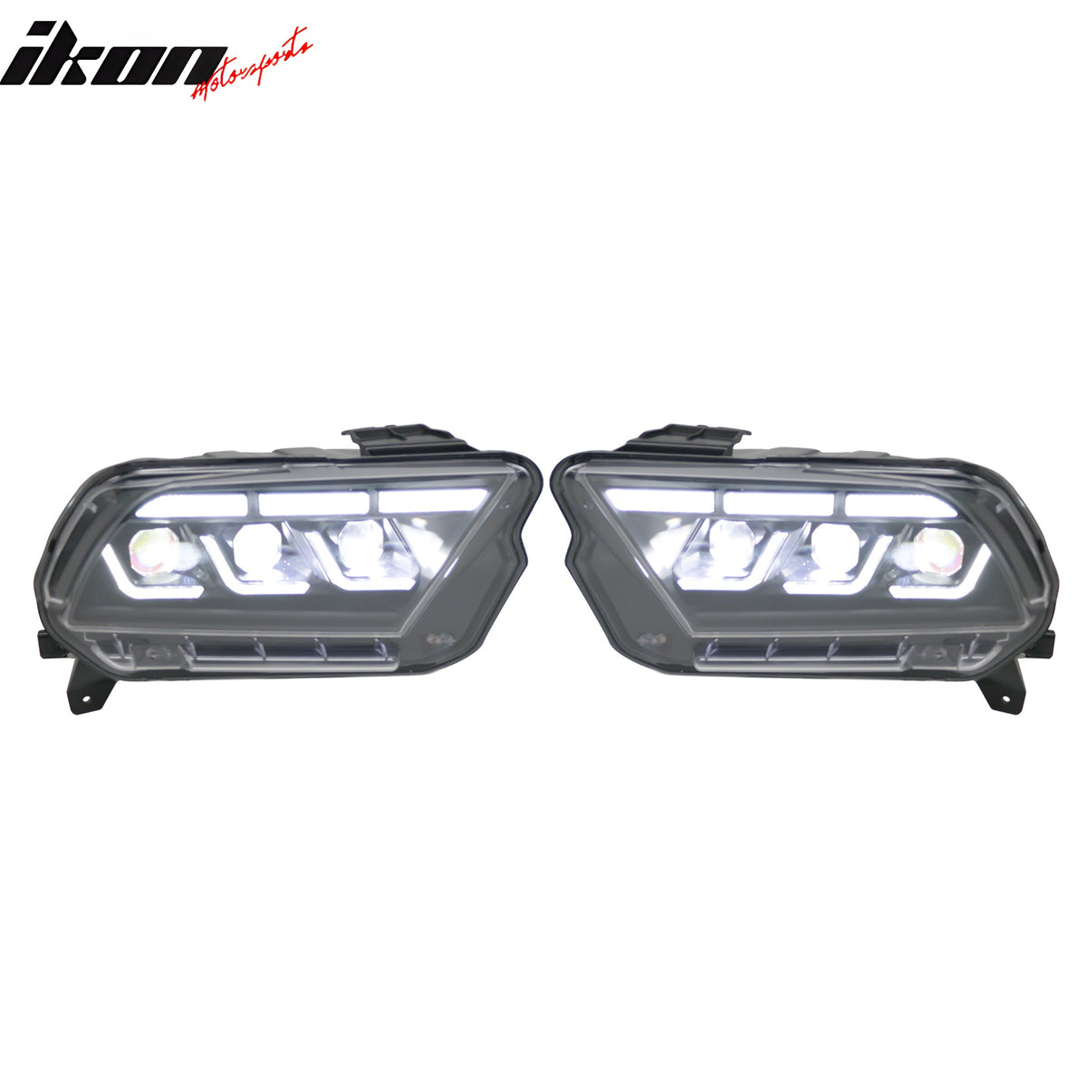 Fits 10-14 Ford Mustang 2024 S650 Style Headlights W/DRL Turn Signal H/L Beam