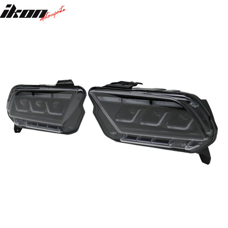Fits 10-14 Ford Mustang 2024 S650 Style Headlights W/DRL Turn Signal H/L Beam