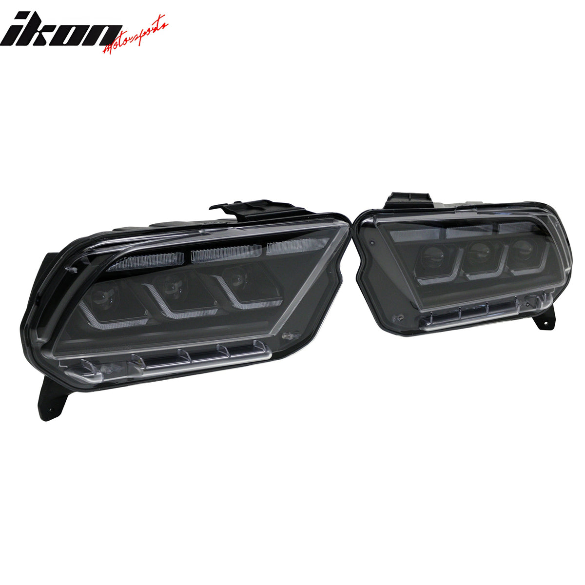 Fits 10-14 Ford Mustang 2024 S650 Style Headlights W/DRL Turn Signal H/L Beam
