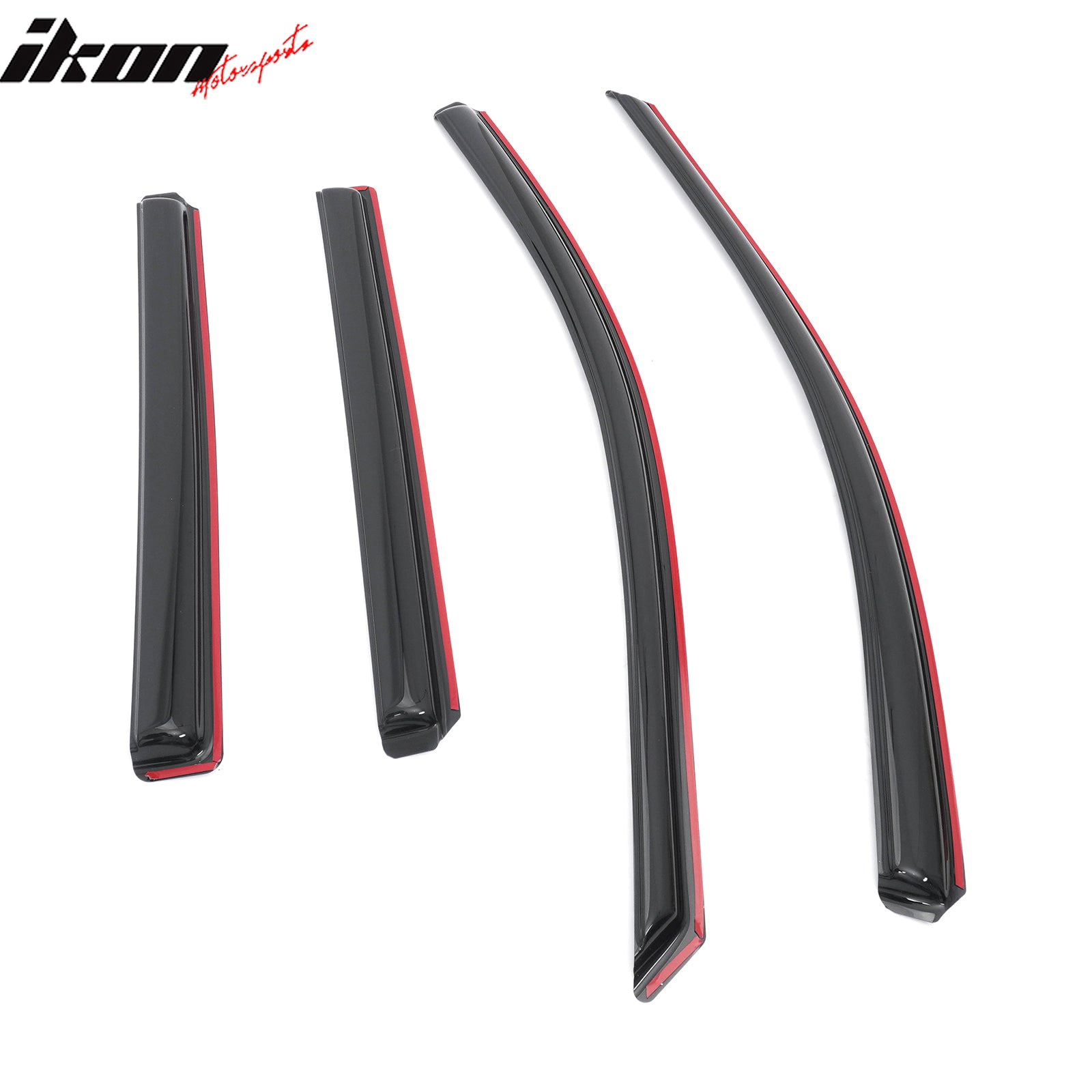 Fits 10-14 Subaru Outback Window Visors In-Channel Sun Rain Guard Side Deflector