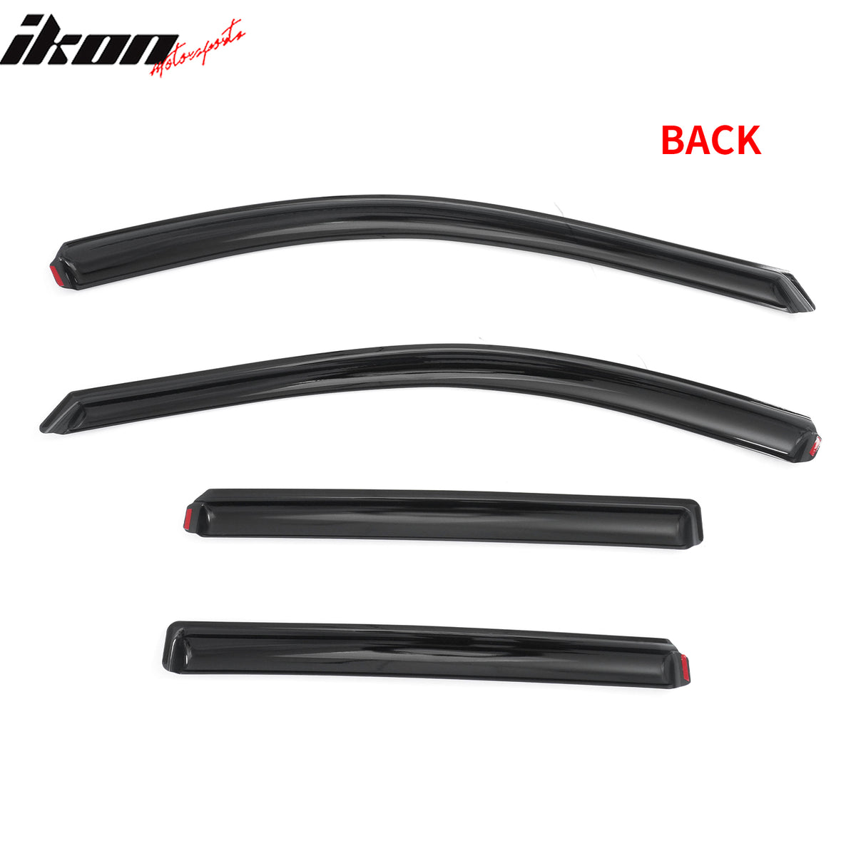 Fits 10-14 Subaru Outback Window Visors In-Channel Sun Rain Guard Side Deflector