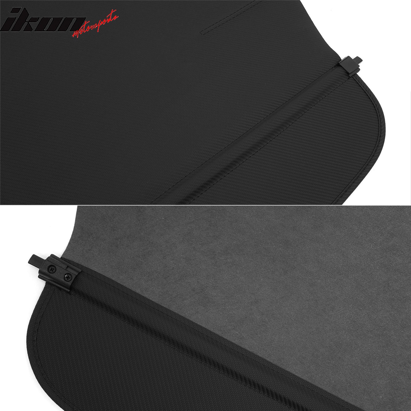 Fits 10-14 Subaru Outback Retractable Rear Cargo Cover Carbon Fiber Texture