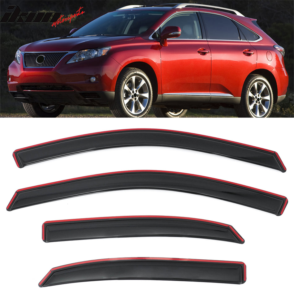 2010-2015 Lexus RX350/RX450h In-Channel Window Visors Sun Rain Guard
