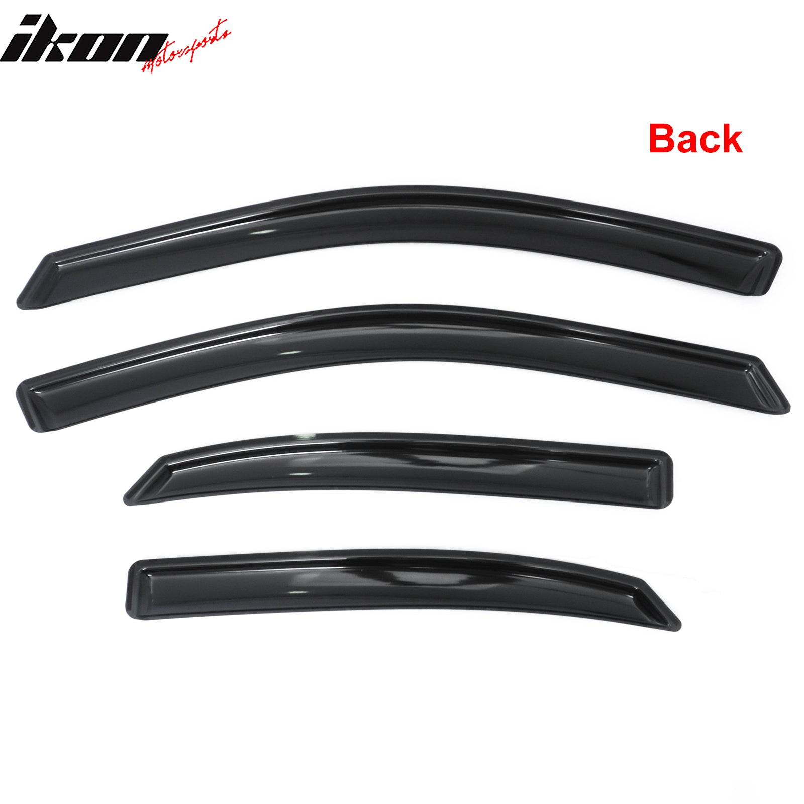 Fits 10-15 Lexus RX350/RX450h Window Visors In Channel Sun Rain Guard Deflector