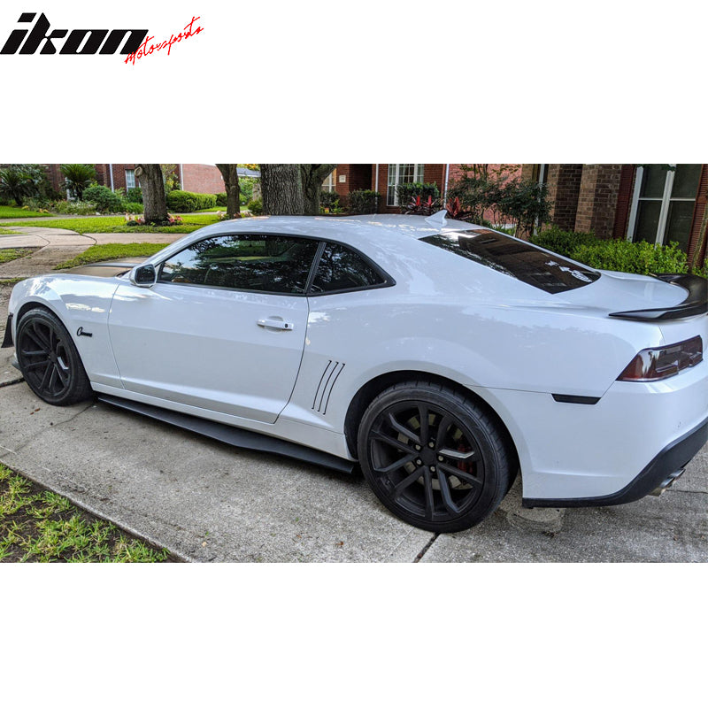 Fits 10-15 Chevy Chevrolet Camaro ZL1 Style Side Skirt Rocker Panels Fits 10-15 Chevy Chevrolet Camaro ZL1 Style Side Skirt Rocker Panels