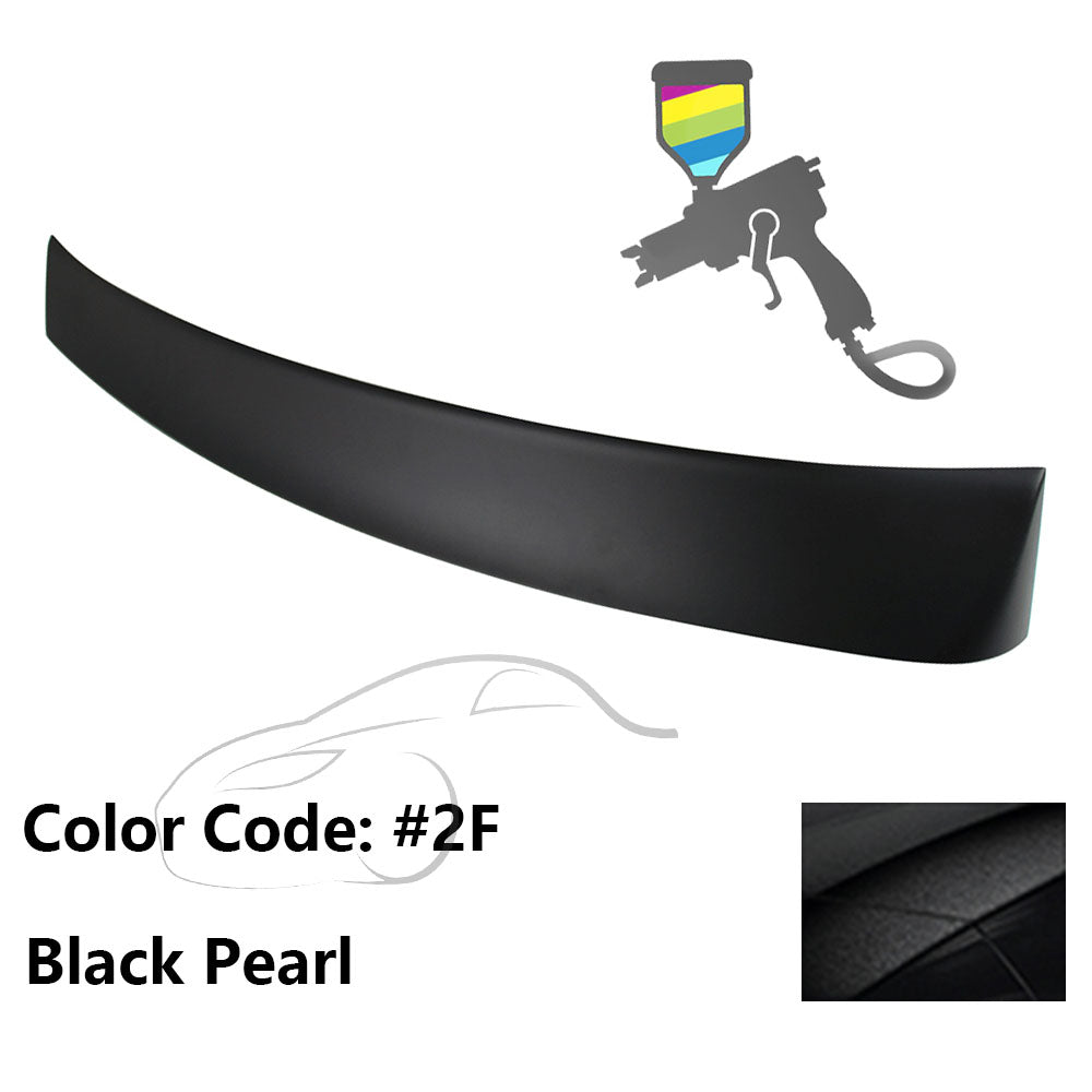 2010 - 2015 Hyundai Elantra OE Style Rear Roof Spoiler ABSPainted 2F Black Pearl / NBA Bathurst Black PearlIkon Motorsports