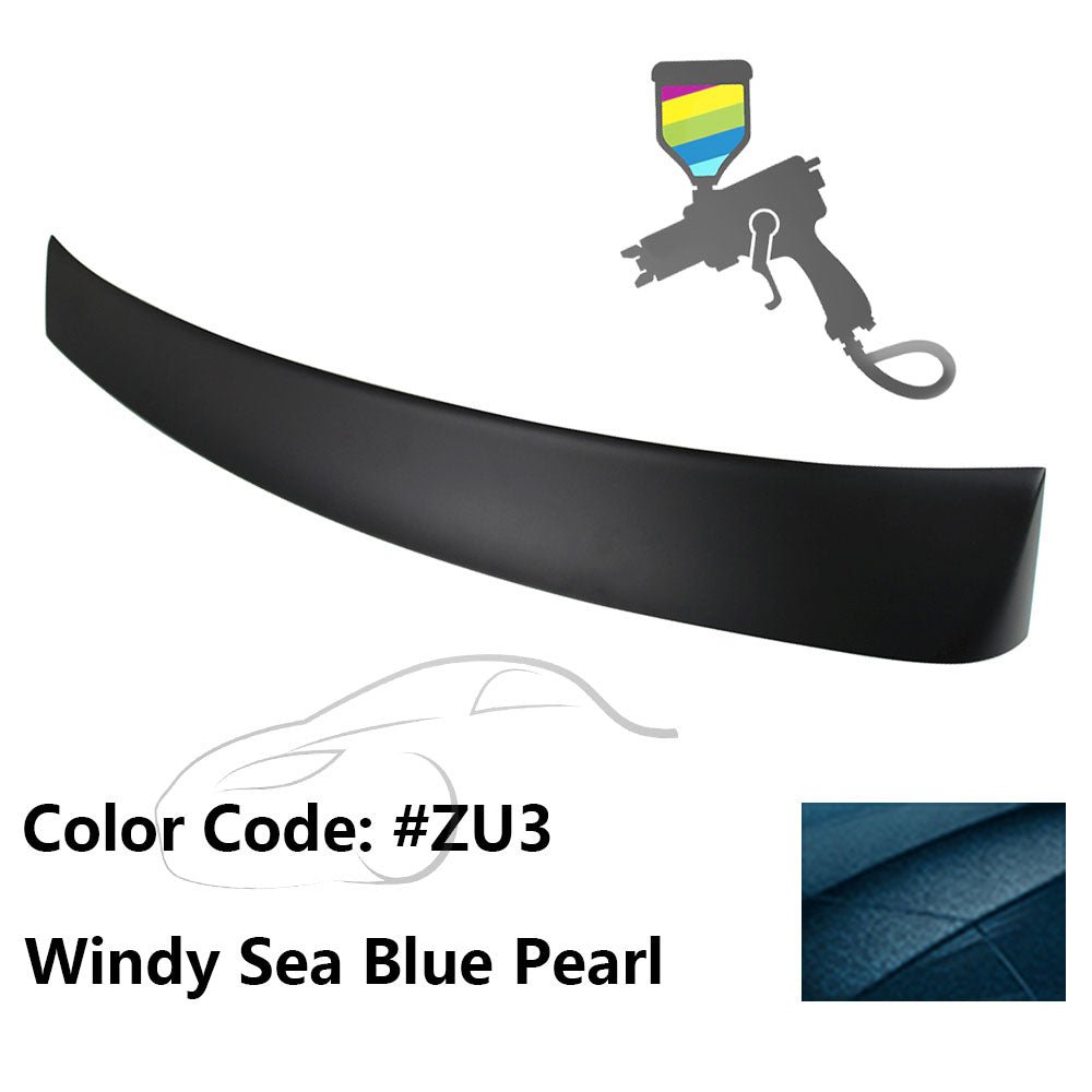 2010 - 2015 Hyundai Elantra OE Style Rear Roof Spoiler ABSPainted ZU3 Windy Sea Blue PearlIkon Motorsports