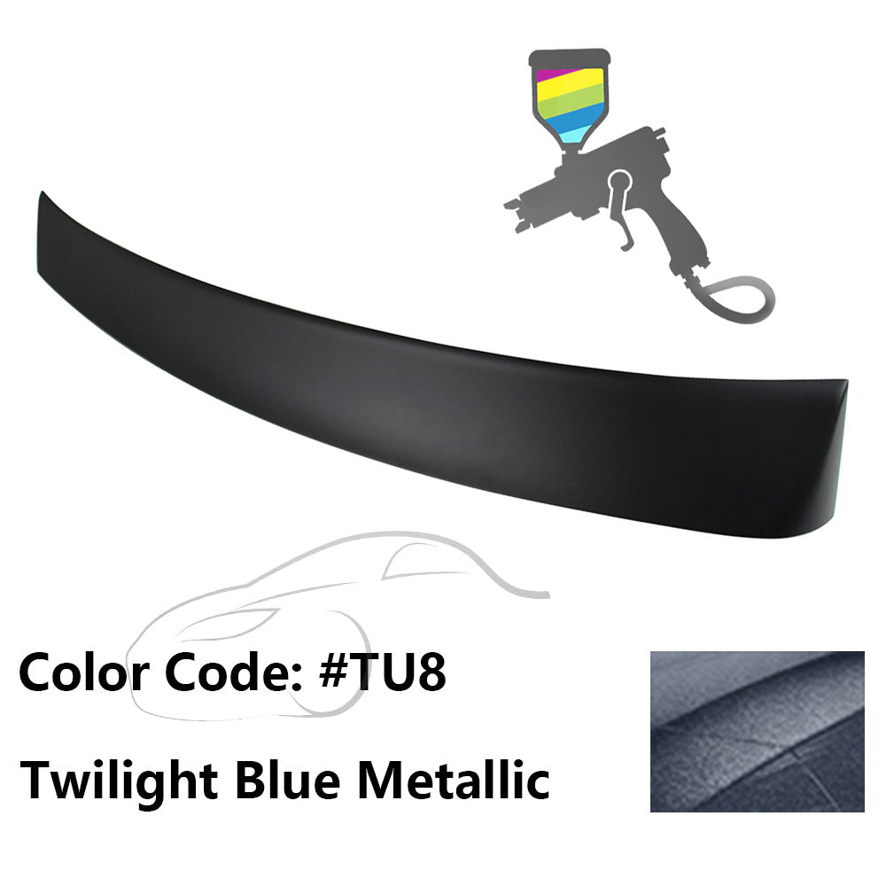2010 - 2015 Hyundai Elantra OE Style Rear Roof Spoiler ABSPainted TU8 Twilight Blue MetallicIkon Motorsports