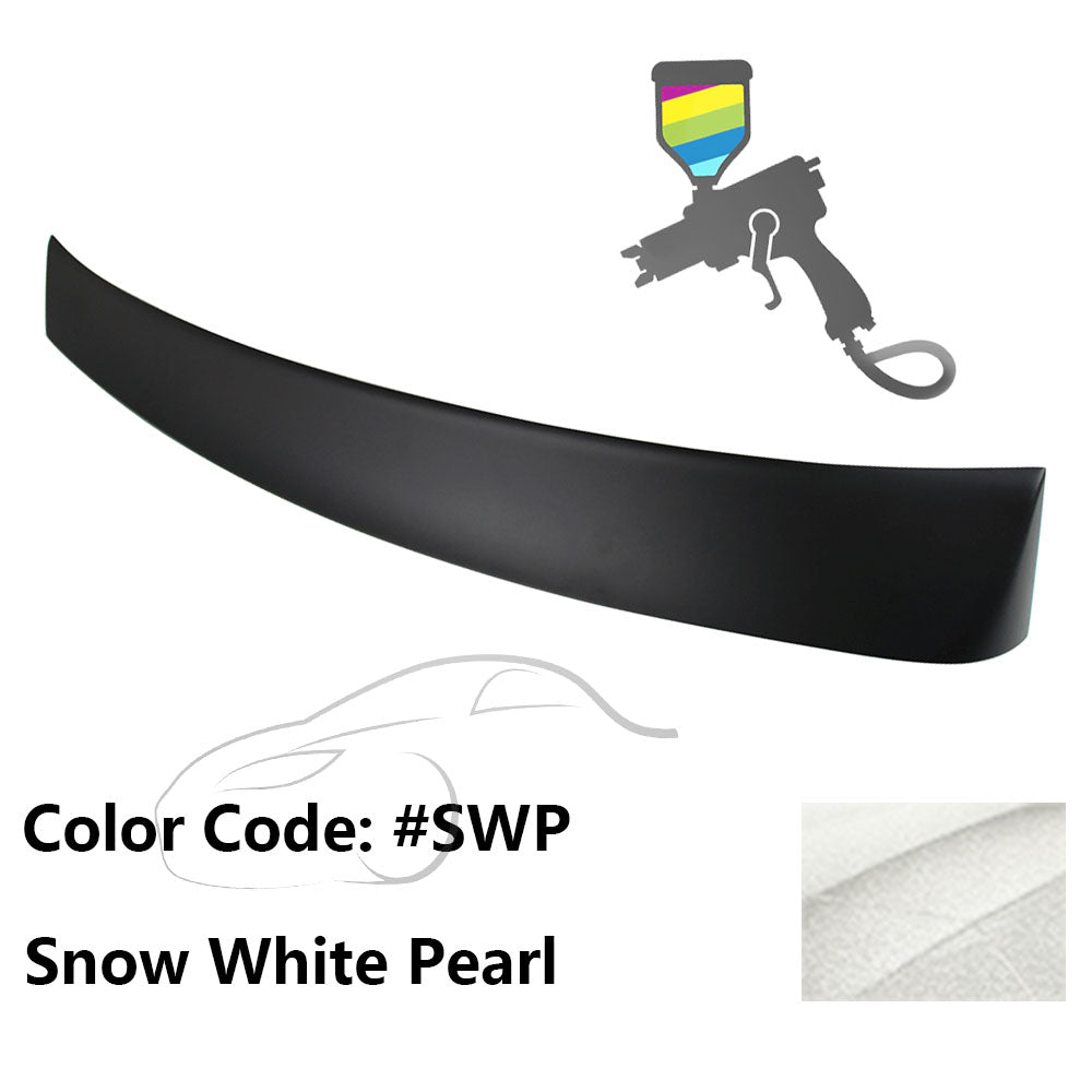 2010 - 2015 Hyundai Elantra OE Style Rear Roof Spoiler ABSPainted SWP Snow White PearlIkon Motorsports