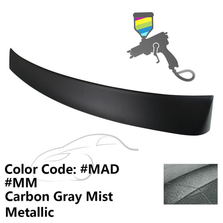 2010 - 2015 Hyundai Elantra OE Style Rear Roof Spoiler ABSPainted MAD Carbon Gray Mist MetallicIkon Motorsports