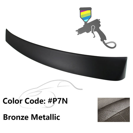 2010 - 2015 Hyundai Elantra OE Style Rear Roof Spoiler ABSPainted P7N Bronze MetallicIkon Motorsports