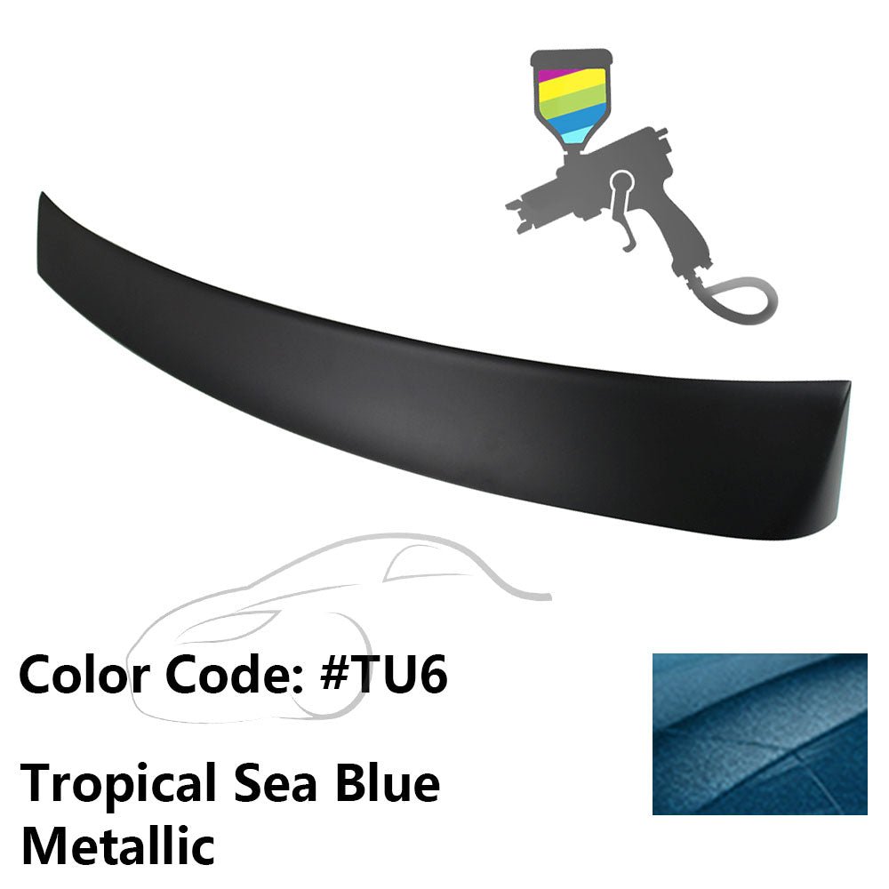 2010 - 2015 Hyundai Elantra OE Style Rear Roof Spoiler ABSPainted TU6 Tropical Sea Blue MetallicIkon Motorsports