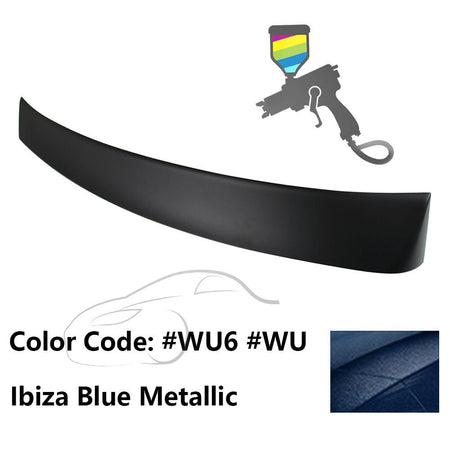2010 - 2015 Hyundai Elantra OE Style Rear Roof Spoiler ABSPainted WU6 Ibiza Blue MetallicIkon Motorsports