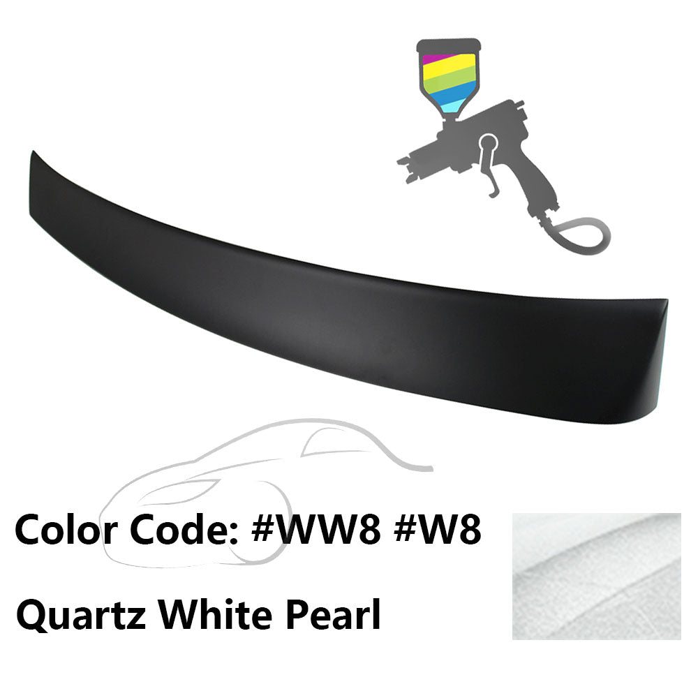 2010 - 2015 Hyundai Elantra OE Style Rear Roof Spoiler ABSPainted WW8 Quartz White PearlIkon Motorsports